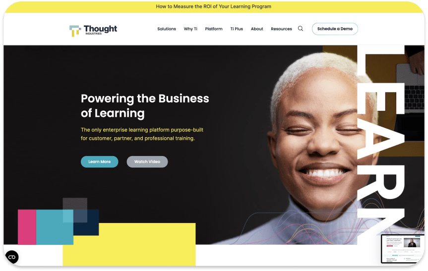 Image of Thought Industries's top page
