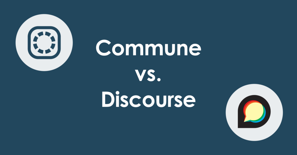community platform comparison: Commune vs. Discourse